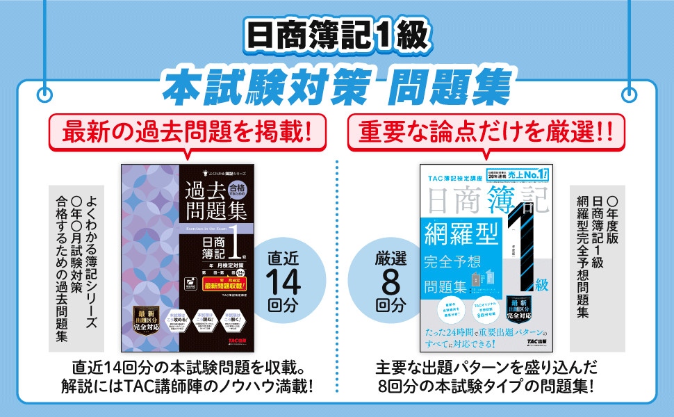 2025年度版 日商簿記1級 網羅型完全予想問題集｜TAC株式会社 出版事業部