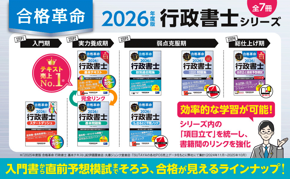 2026年度版 合格革命 行政書士 肢別過去問集｜TAC株式会社 出版事業部