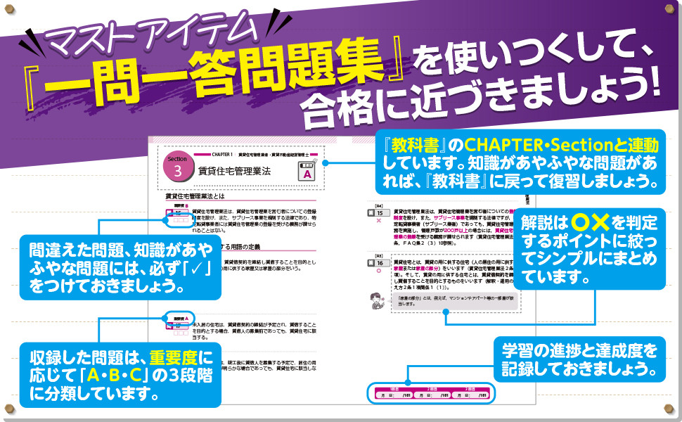 2026年度版 みんなが欲しかった! 賃貸不動産経営管理士の一問一答問題