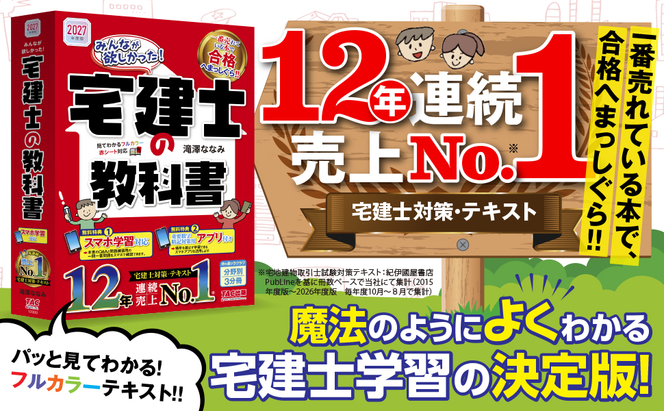 売上No.1シリーズ「みん欲し！宅建士」シリーズ2027年度版がついに登場！